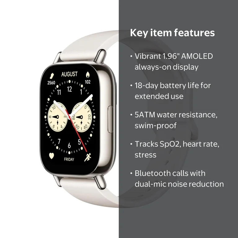 Xiaomi, Smartwatch, Redmi Watch 5 Lite, 1.96