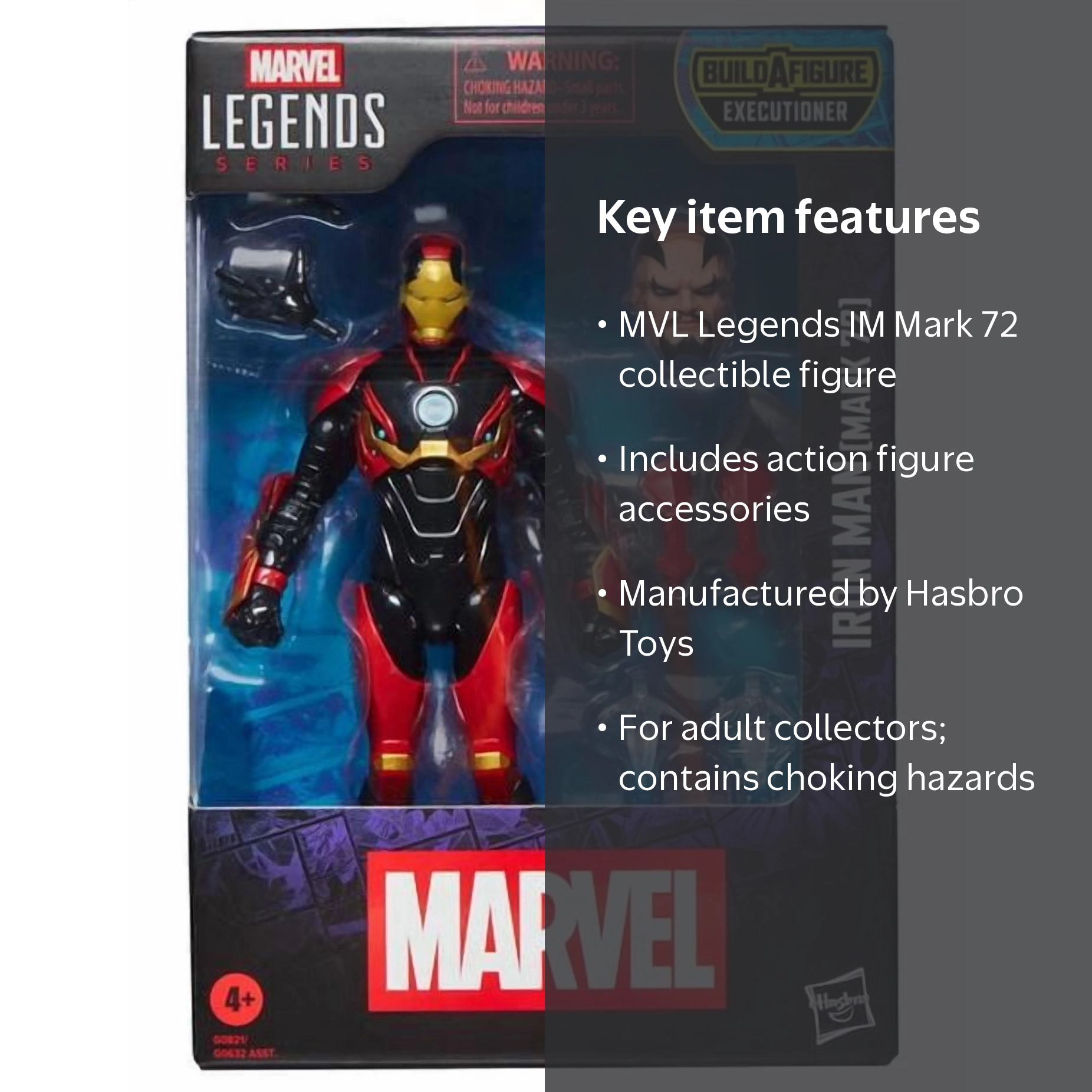 Marvel, Action Figure, MVL LEGENDS IM MARK 72 for Adult Collectors