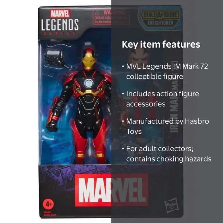 Marvel, Action Figure, MVL LEGENDS IM MARK 72 for Adult Collectors