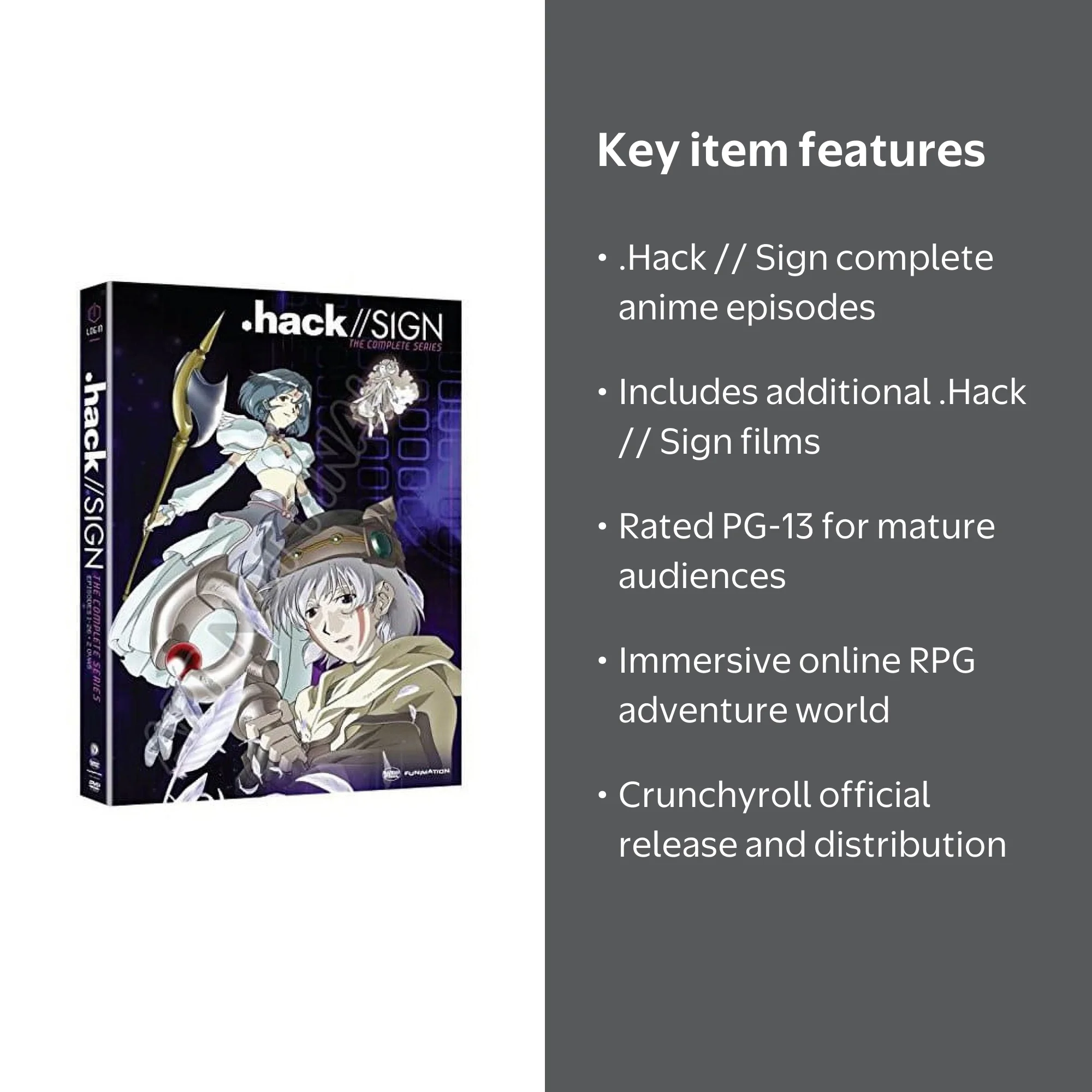(未使用･未開封品)　.hack//SIGN：コンプリート・シリーズ 北米版 / .Hack/ / Sign: Complete Series [DVD][Import] f4u0baa Hack Sign Complete for sale - eBay