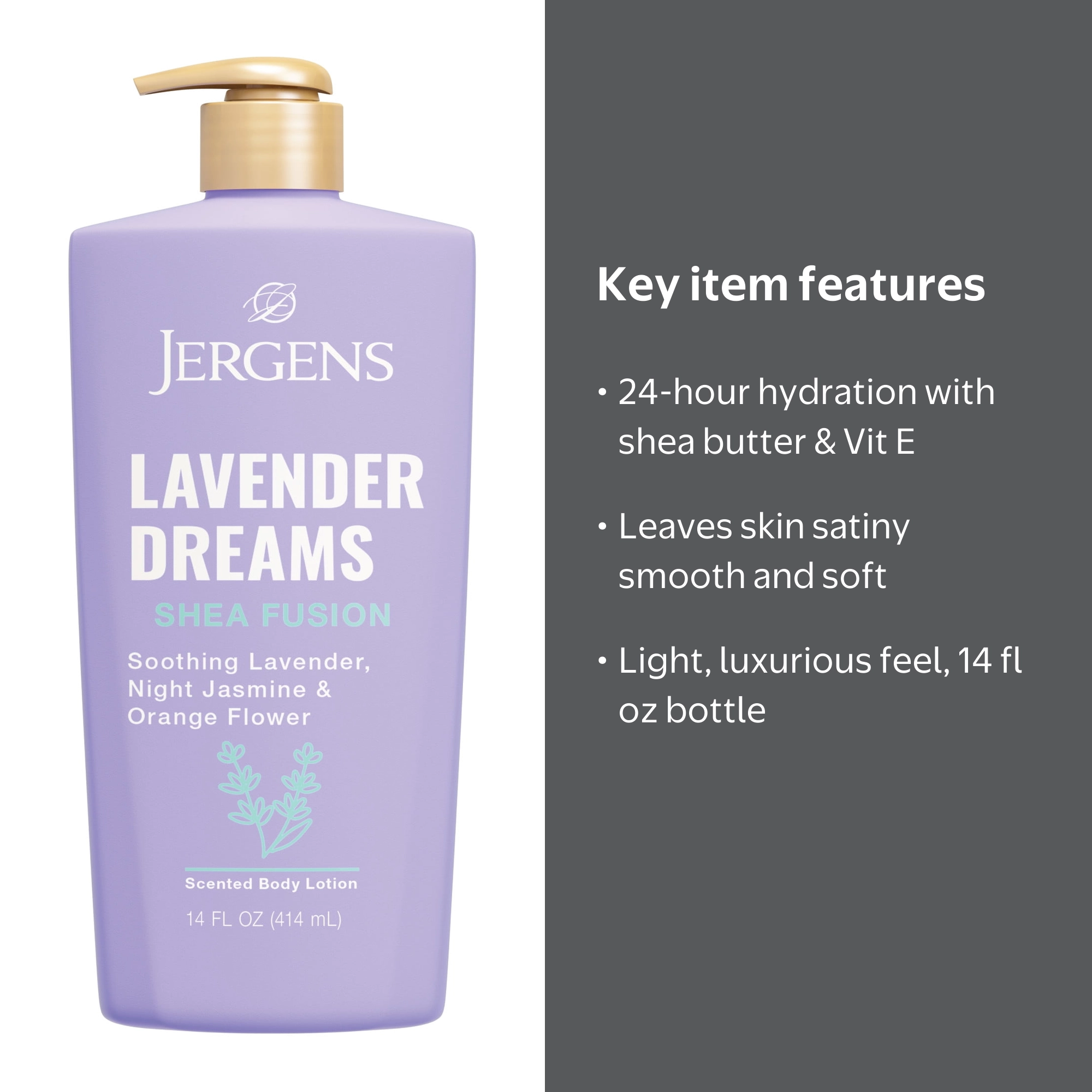 Jergens Shea Fusion Lavender Dreams Scented Body Lotion