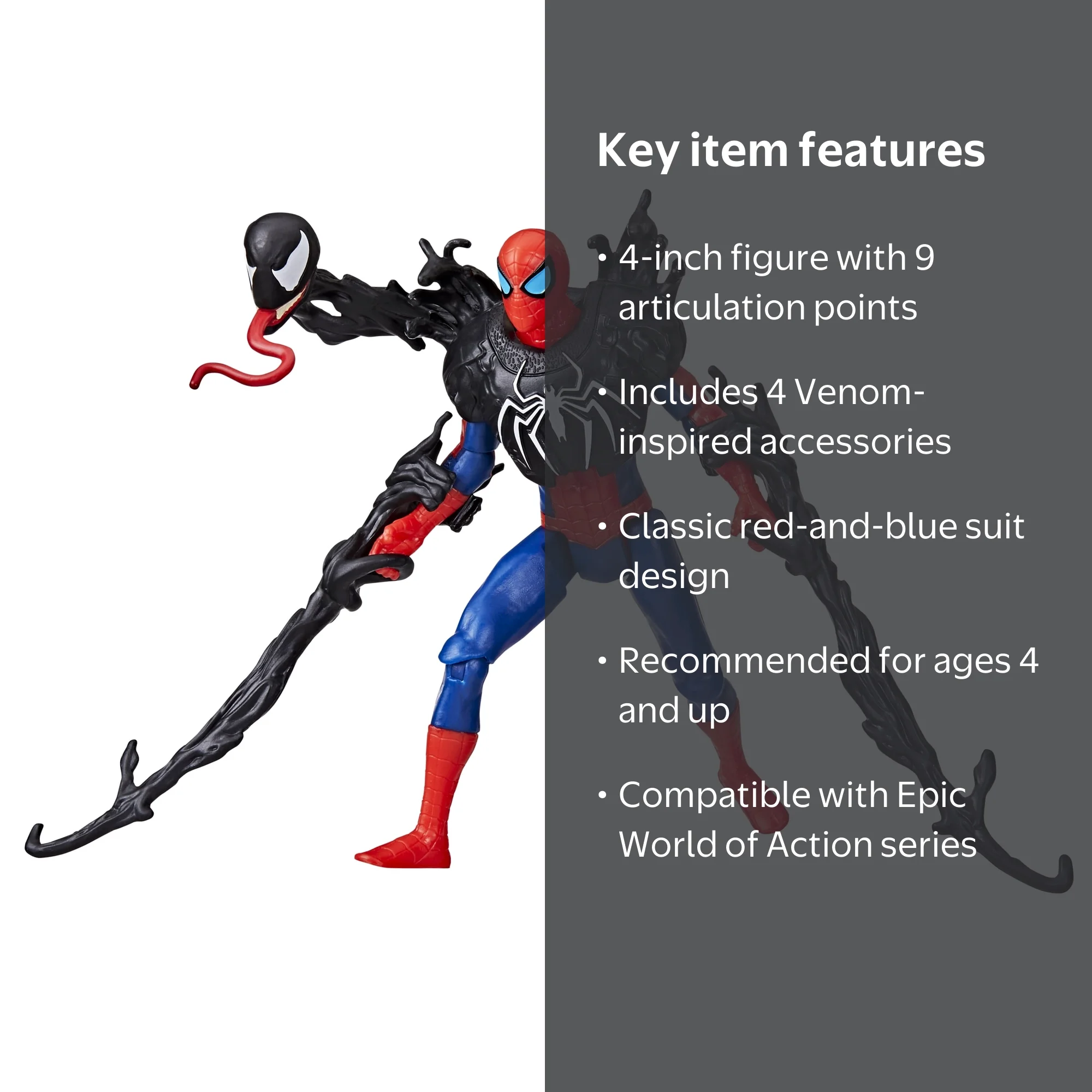 Spider-Man, Action Figure, VenomVersus Deluxe 4