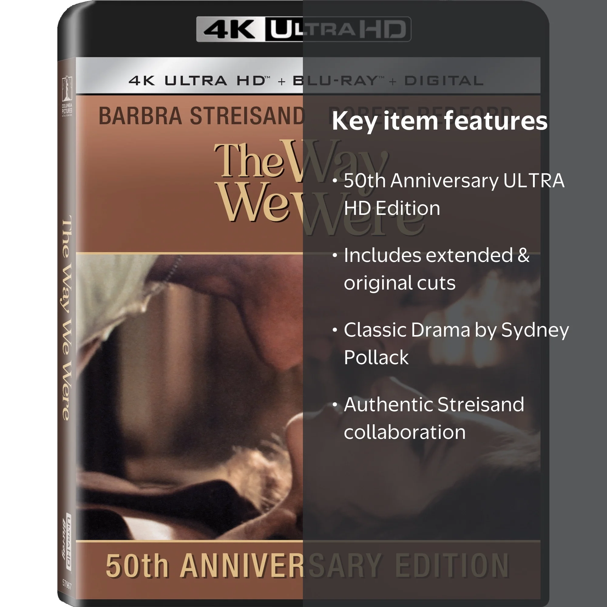 Sony Pictures, The Way We Were [ULTRA HD], 50th Anniversary Drama