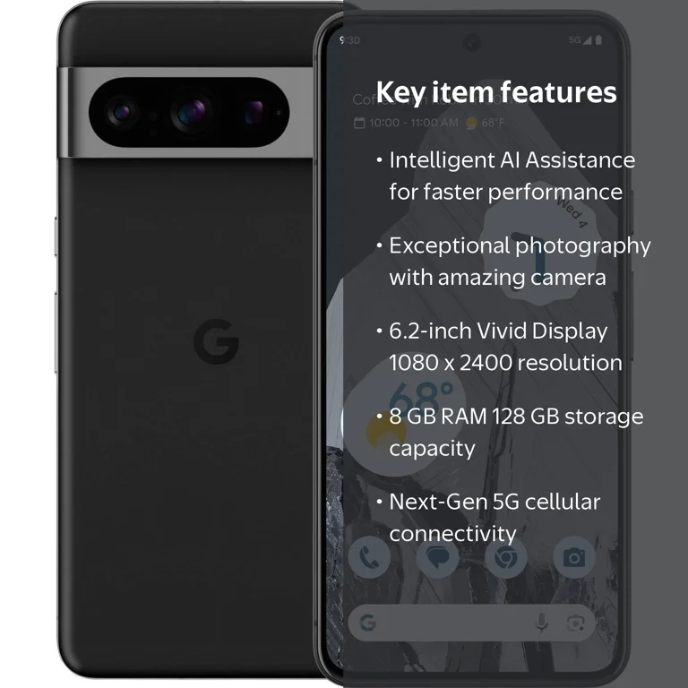 New Google Pixel 8 128gb AT&T/Cricket - Walmart.com