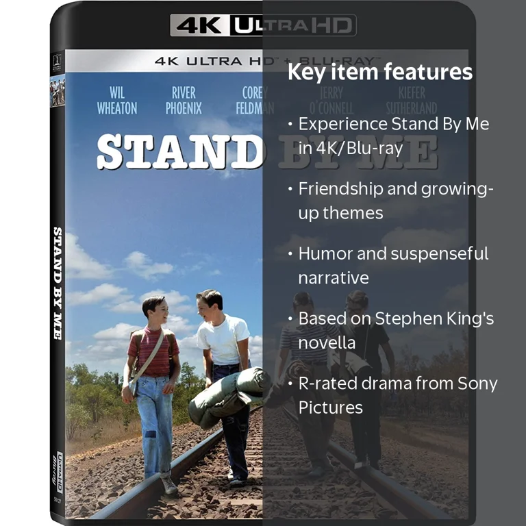 Sony Pictures Entertainment, New Stand By Me 4K Blu-ray, R