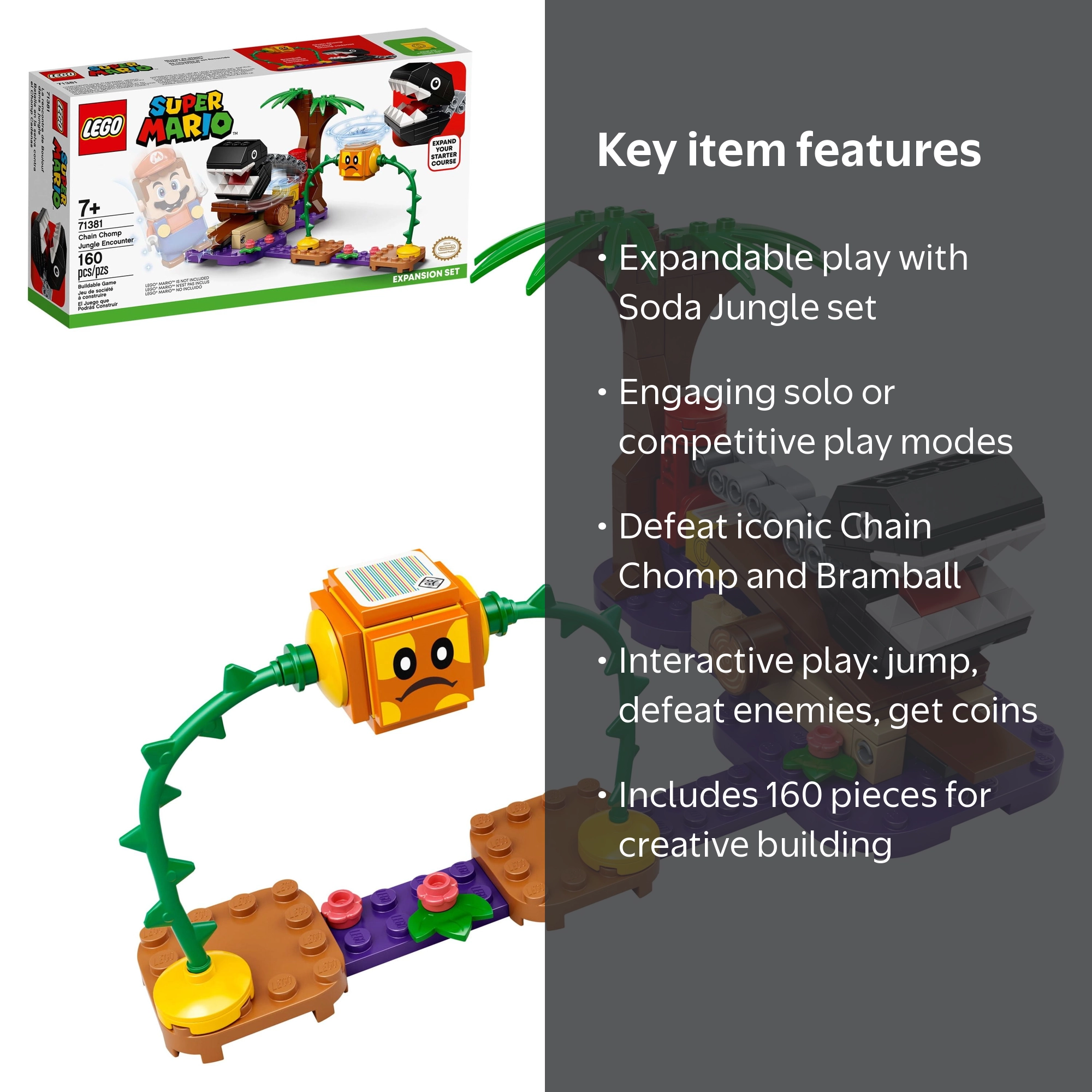 LEGO Interactive Chain Chomp Jungle Encounter Kid Toy Expansion