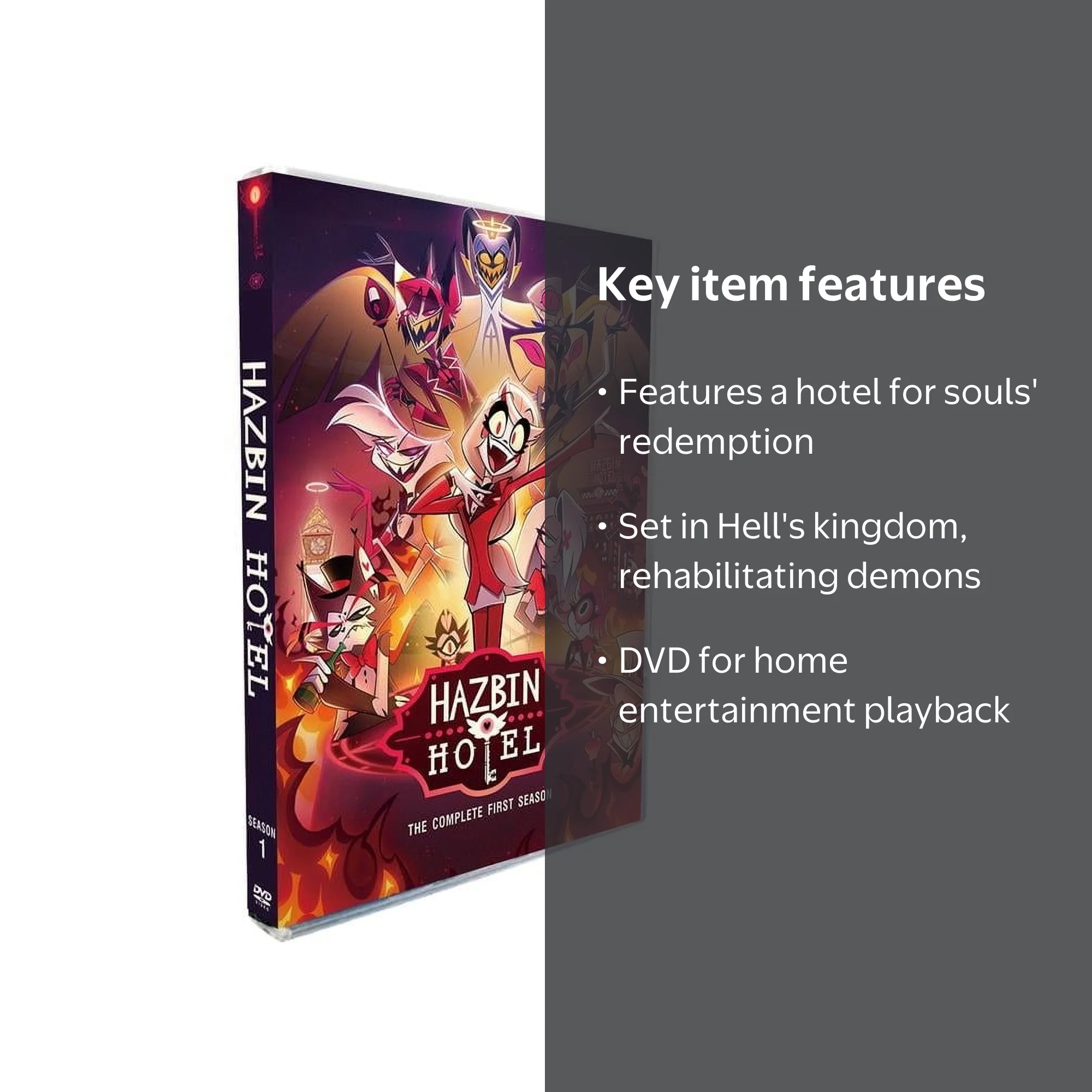 Hazbin Hotel Season 1 TV Series Box Set (DVD) - Walmart.com