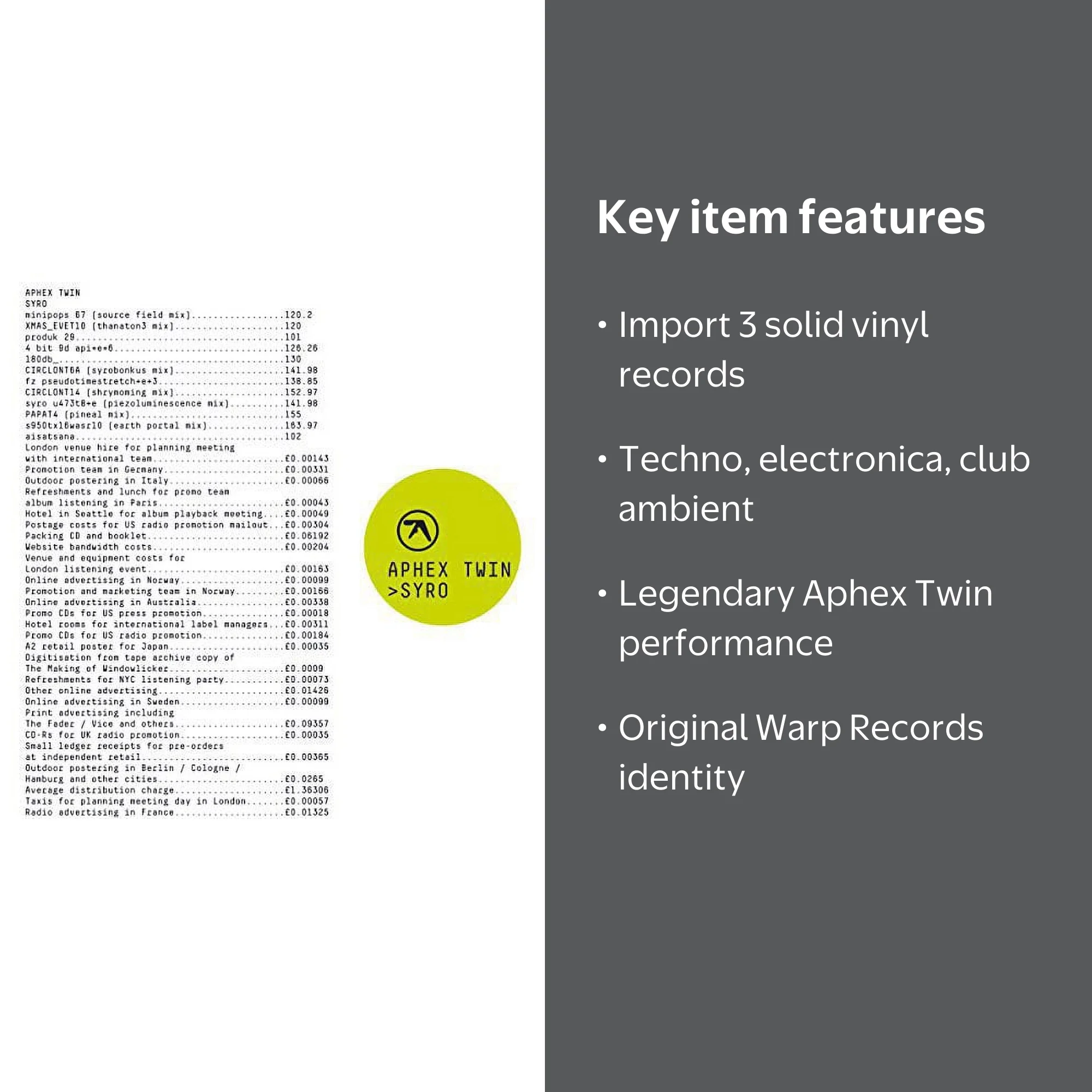 Aphex Twin - Syro - Music & Performance - Vinyl - Walmart.com