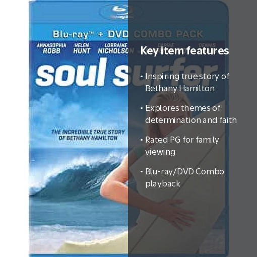 Sony Pictures Entertainment, Blu-ray/DVD Combo, Soul Surfer, Two