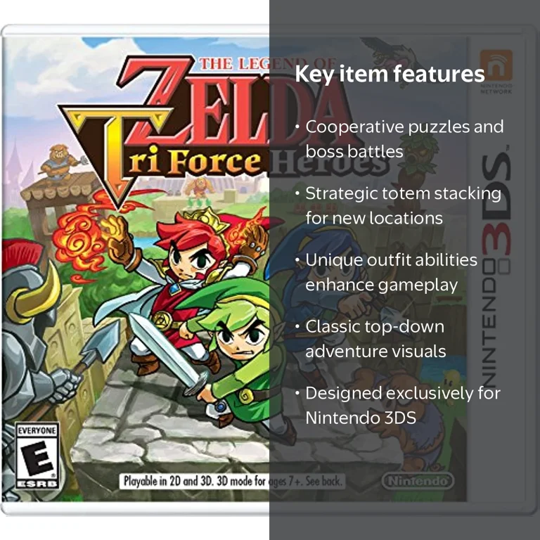 The Legend Of Zelda: Triforce Heroes - 3Ds - Walmart.com