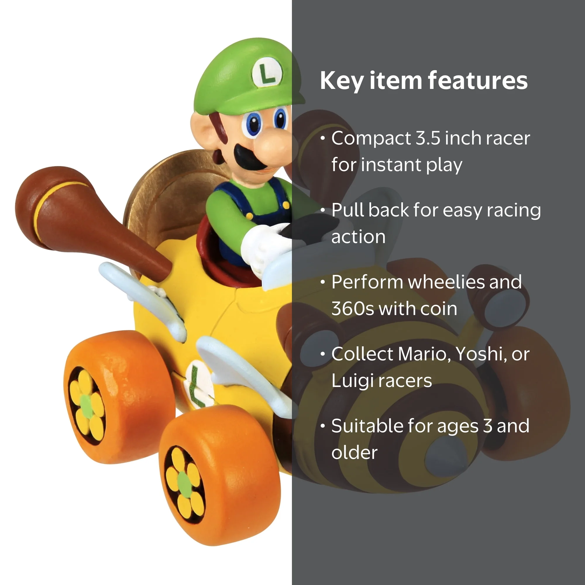 Super Mario Coin Racers Luigi - Walmart.com