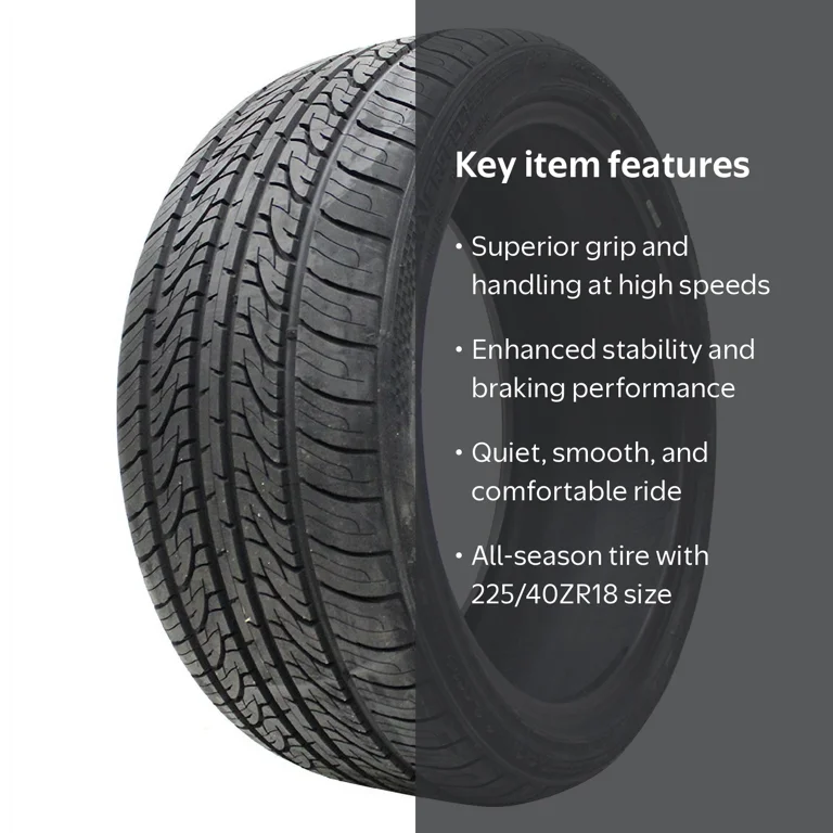 Vercelli II All Season 225/40ZR18 92W XL Passenger Tire - Walmart.com