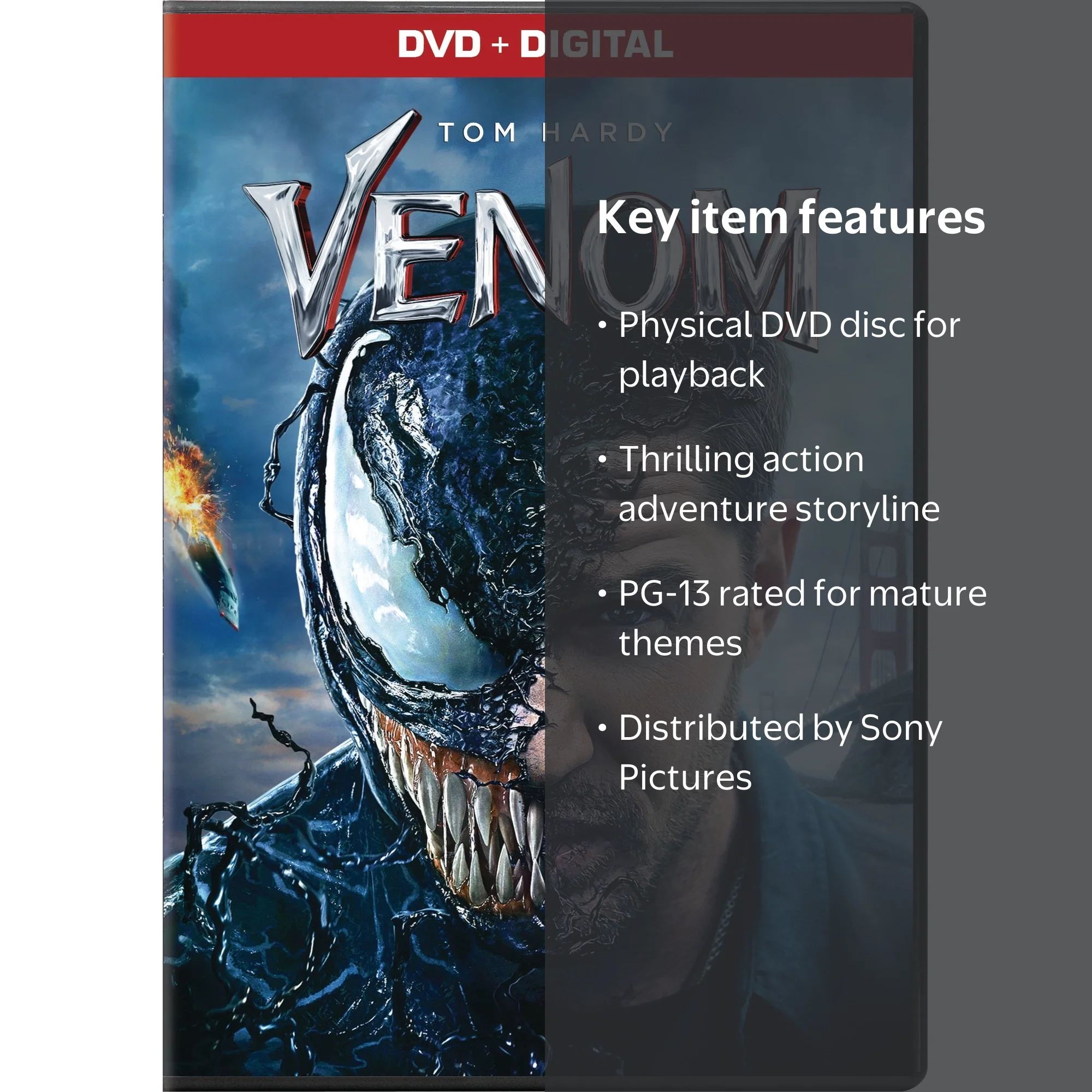 Venom (DVD Sony Pictures) - Walmart.com
