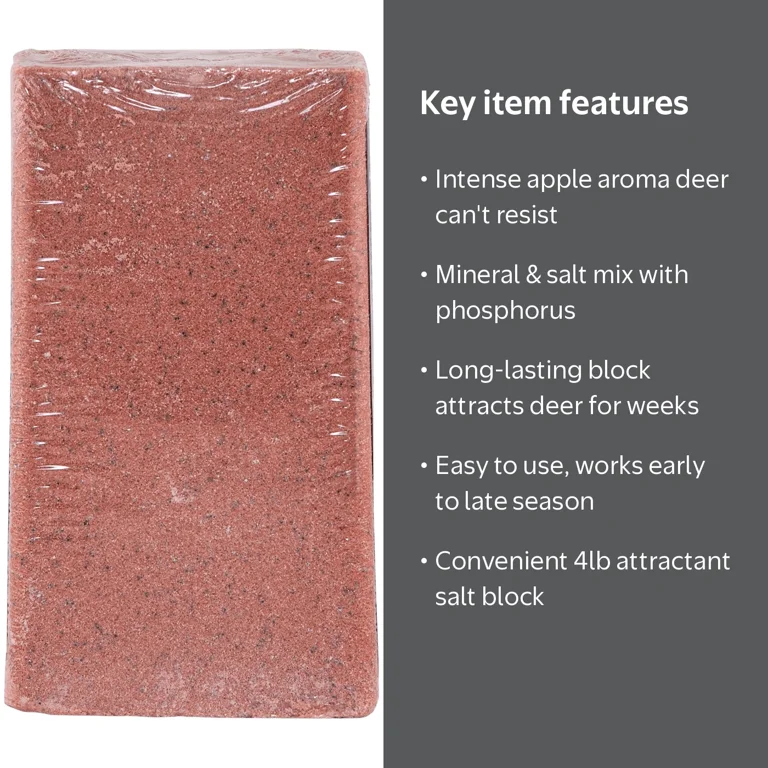 Wildgame Innovations Apple Crushed Deer Attractant Salt Block