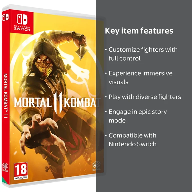 Mortal Kombat, Nintendo Switch, Fighting Game, Custom Variations