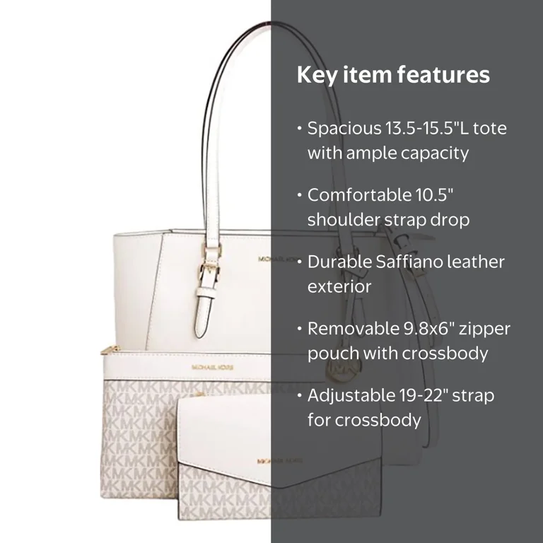 Versatile Michael Kors Saffiano Leather Charlotte 3-in-1 Large
