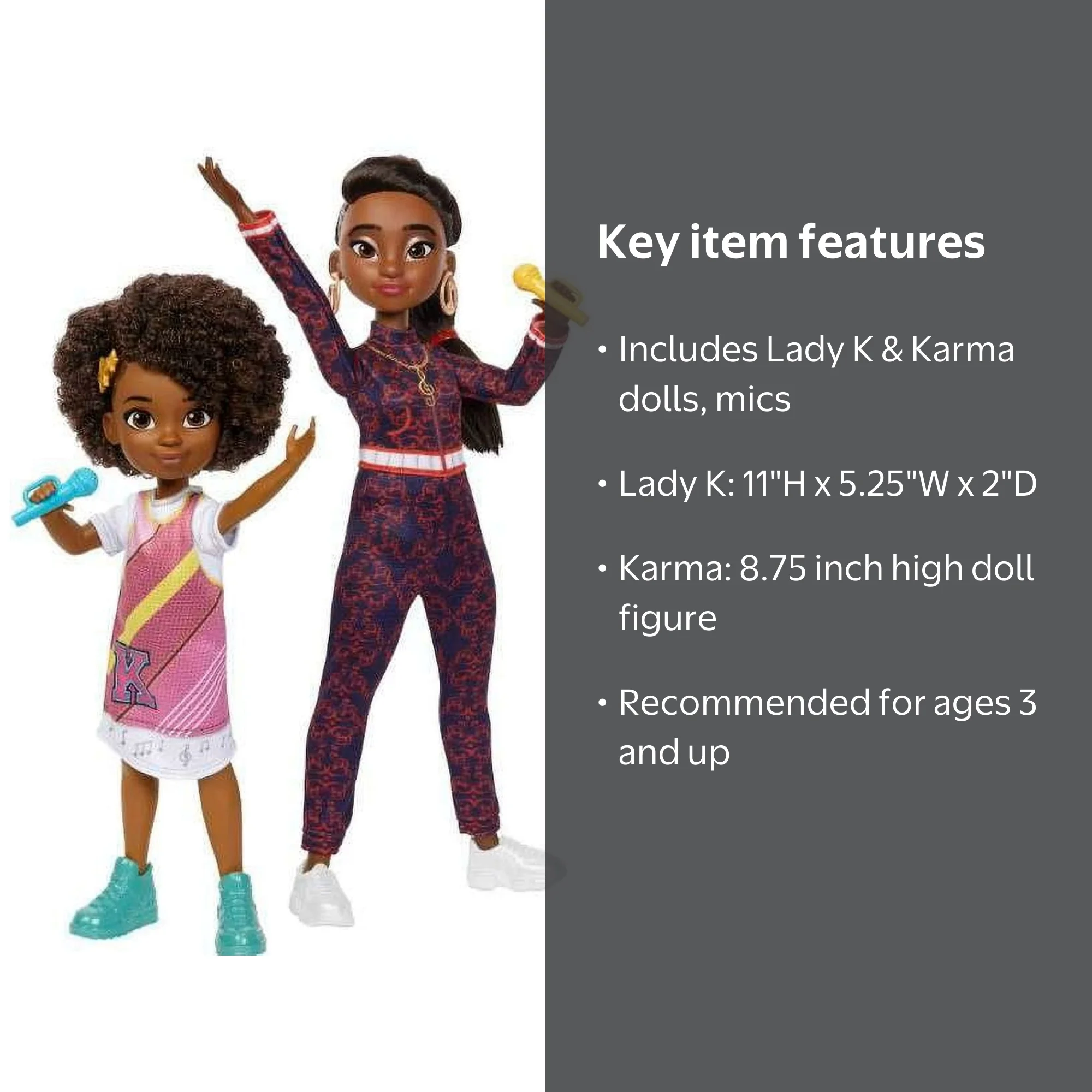 Walmart Exclusive: Karma's World Playset with Karma & Lady K Dolls