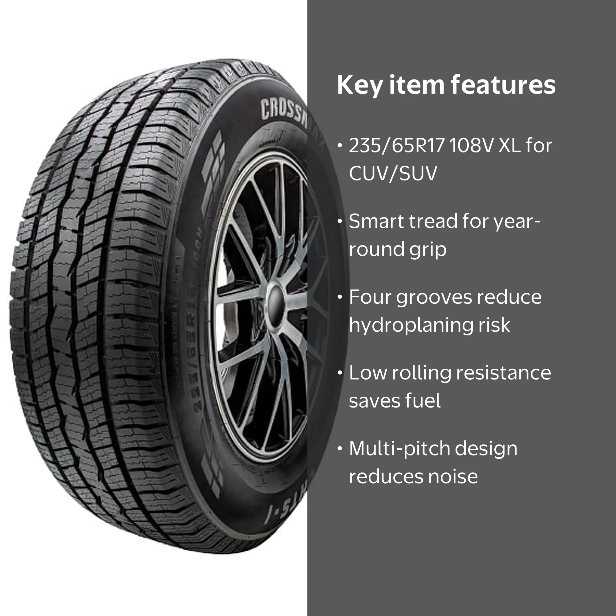 Crossmax CHTS-1 Highway 235/65R17 108V XL SUV/Crossover Tire