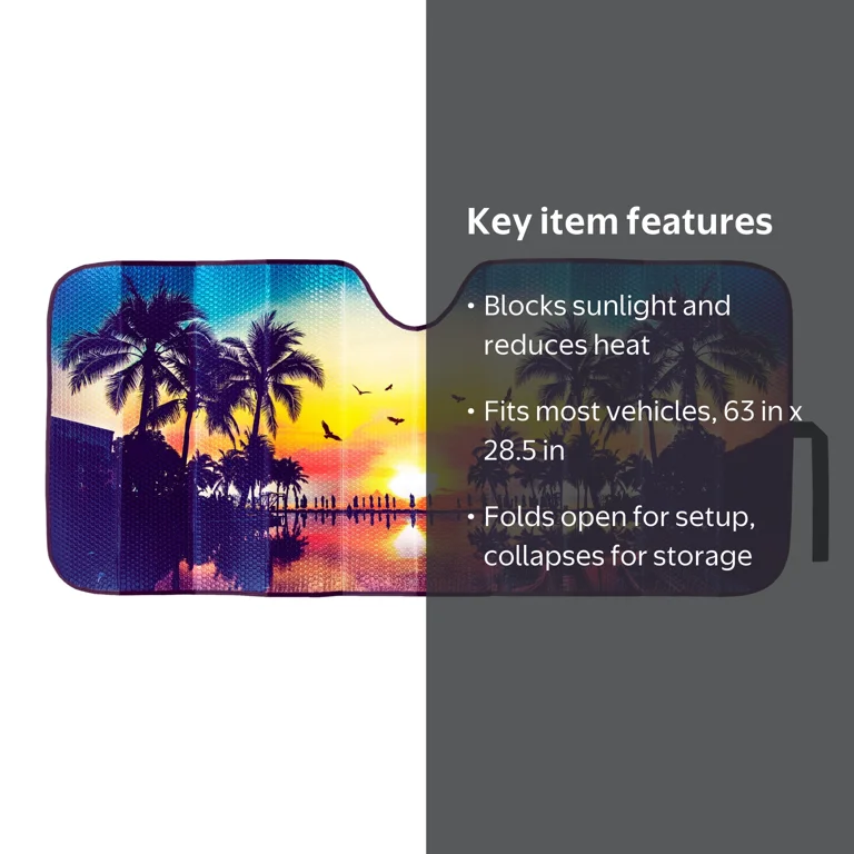 Auto Drive Sun Shade Vehicle Windshield Protect 63
