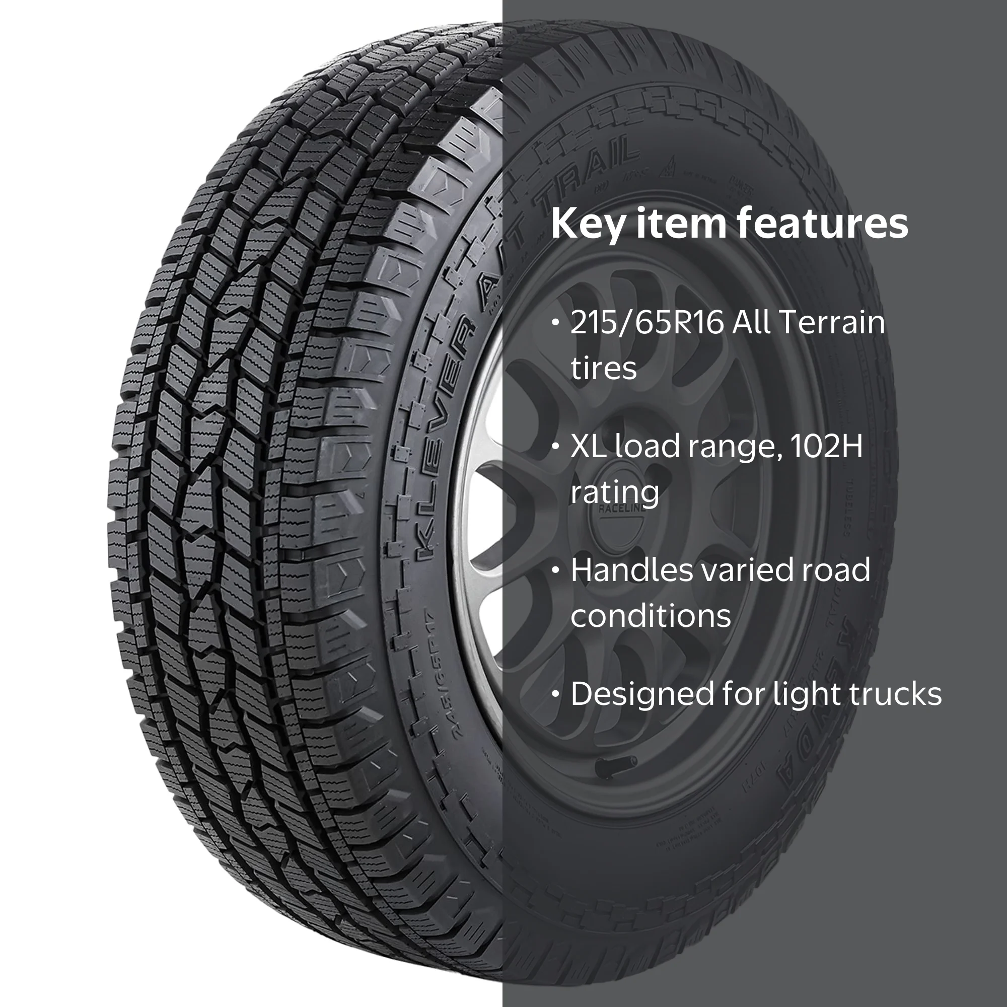 Kenda Klever A/T Trail (KR615A) All Terrain 215/65R16 102H XL