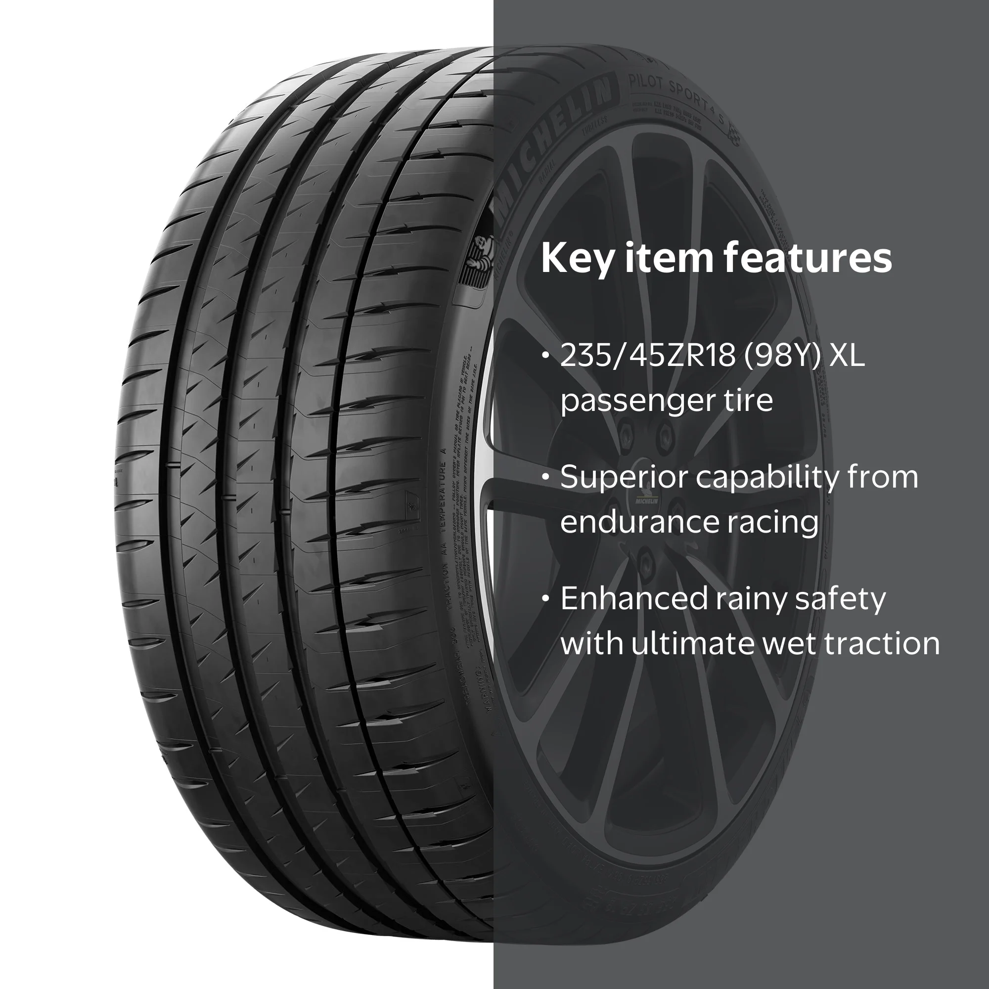 Michelin Pilot Sport 4S Performance 235/45ZR18 (98Y) XL Passenger