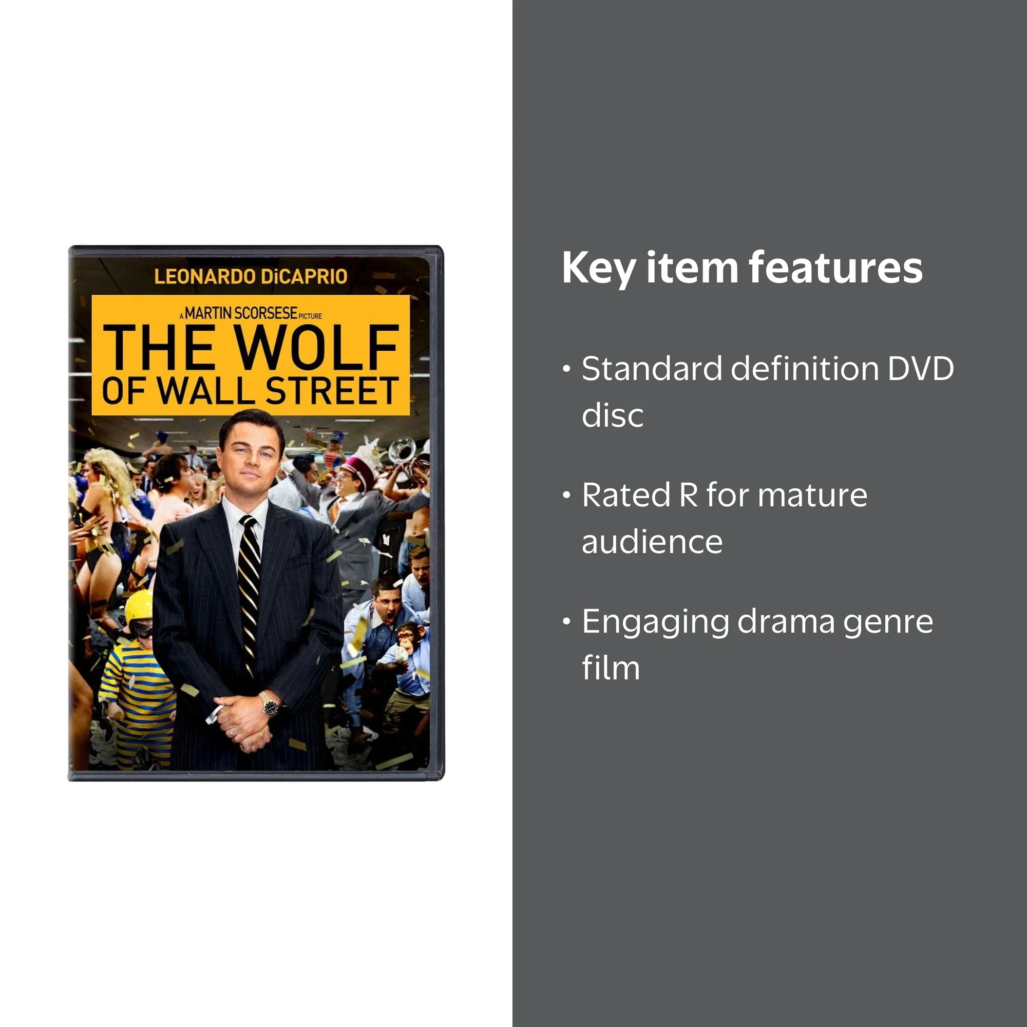 The Wolf of Wall Street (DVD) - Walmart.com