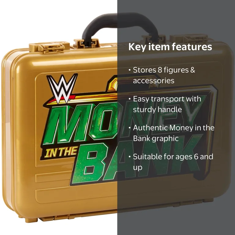 WWE Money in the Bank Figure Carry Case - Walmart.com