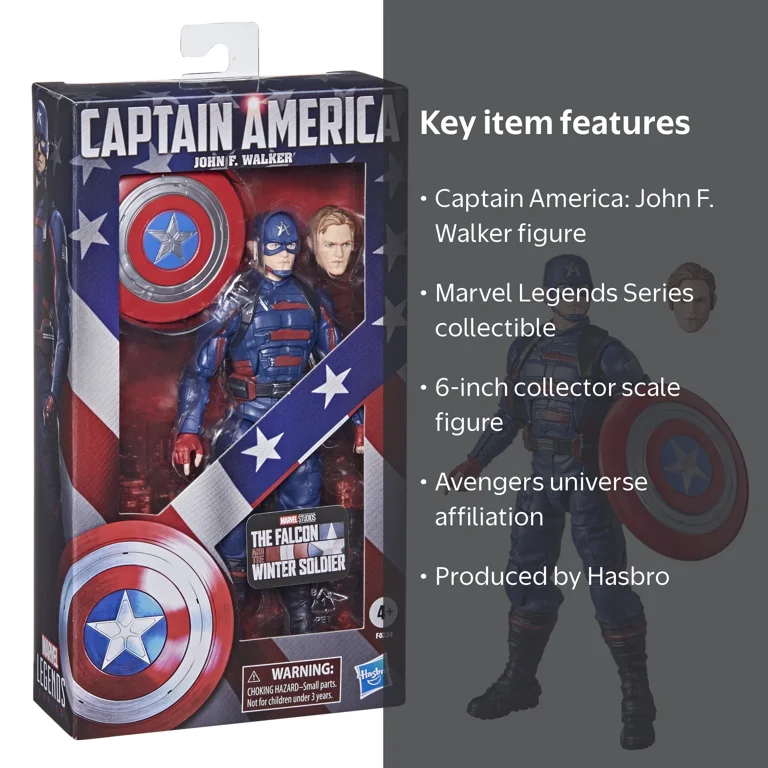 Marvel Legends Series: John F. Walker Captain America 6” Action