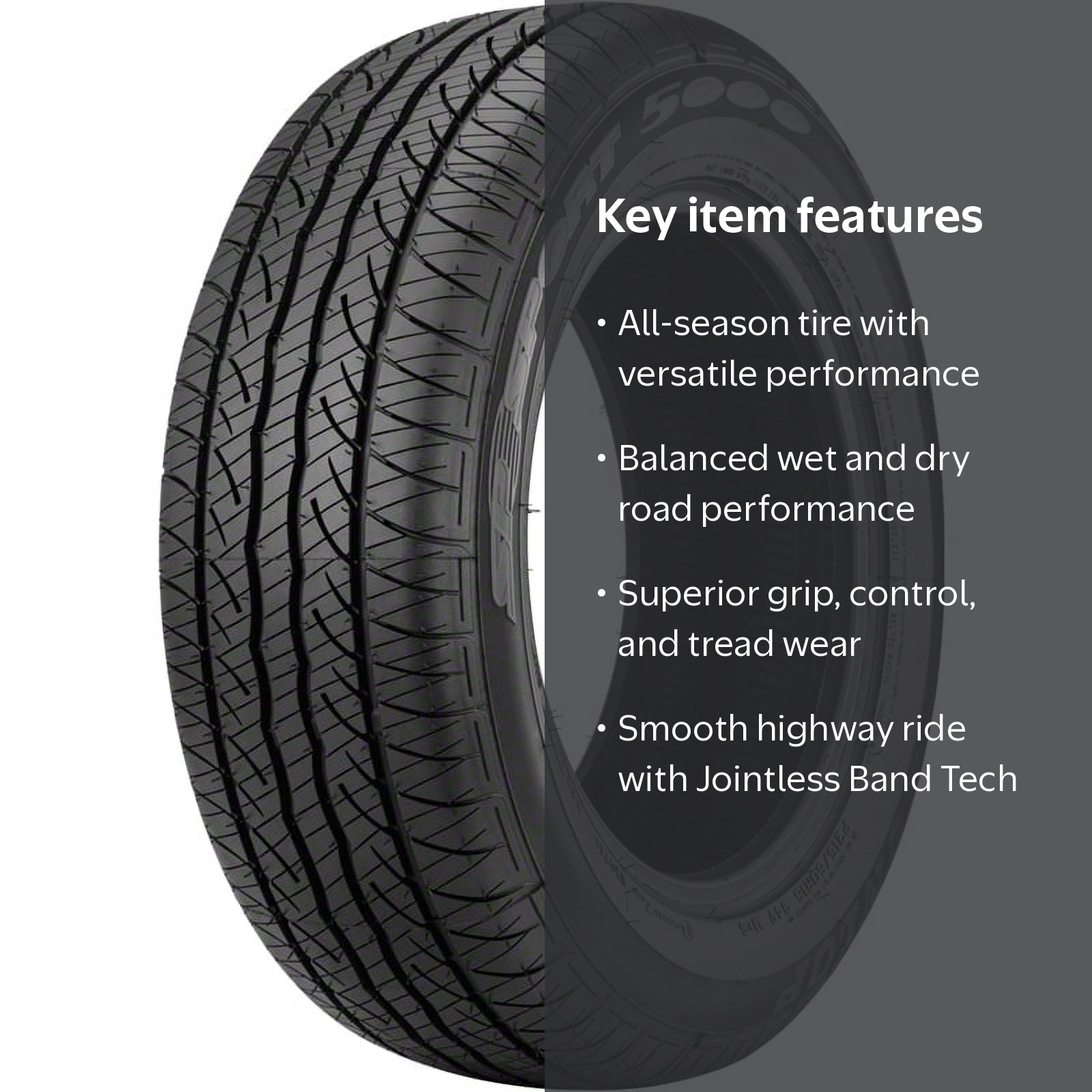 Dunlop, Passenger Tire, P275/55R20 111H, All Season Performance