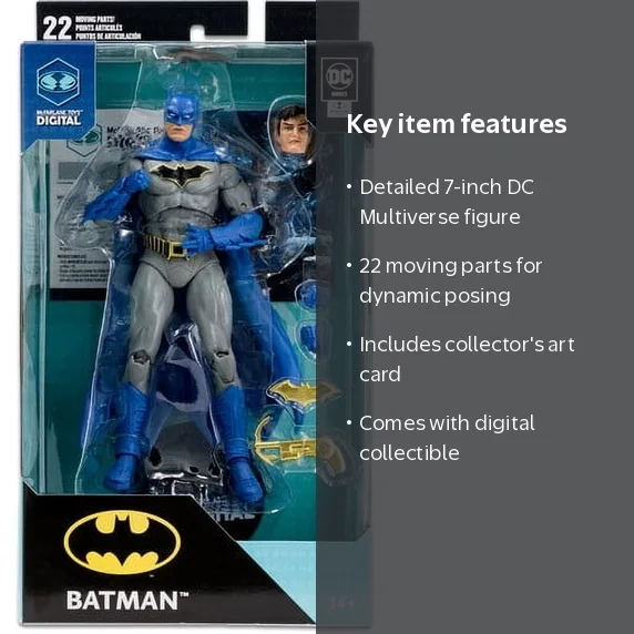 Dc Multiverse Mcfarlane Digital 7In Wv1 - Batman Rebirth (The