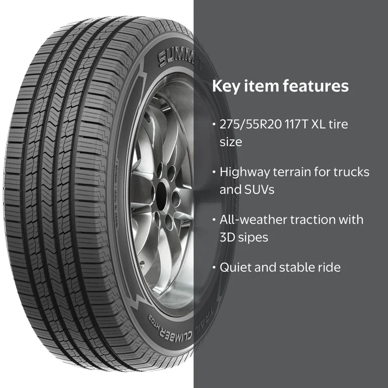 Summit Trail Climber HT03 All Season 275/55R20 117T XL Light Truck
