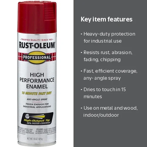 Rust-Oleum, Spray Paint, 7564838, Safety Red, High Performance