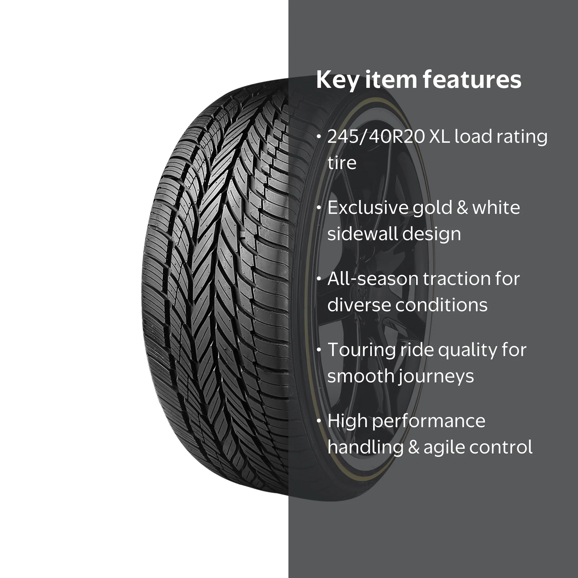 Vogue Custom Built Radial XIII 245/40R20 99V XL All Season