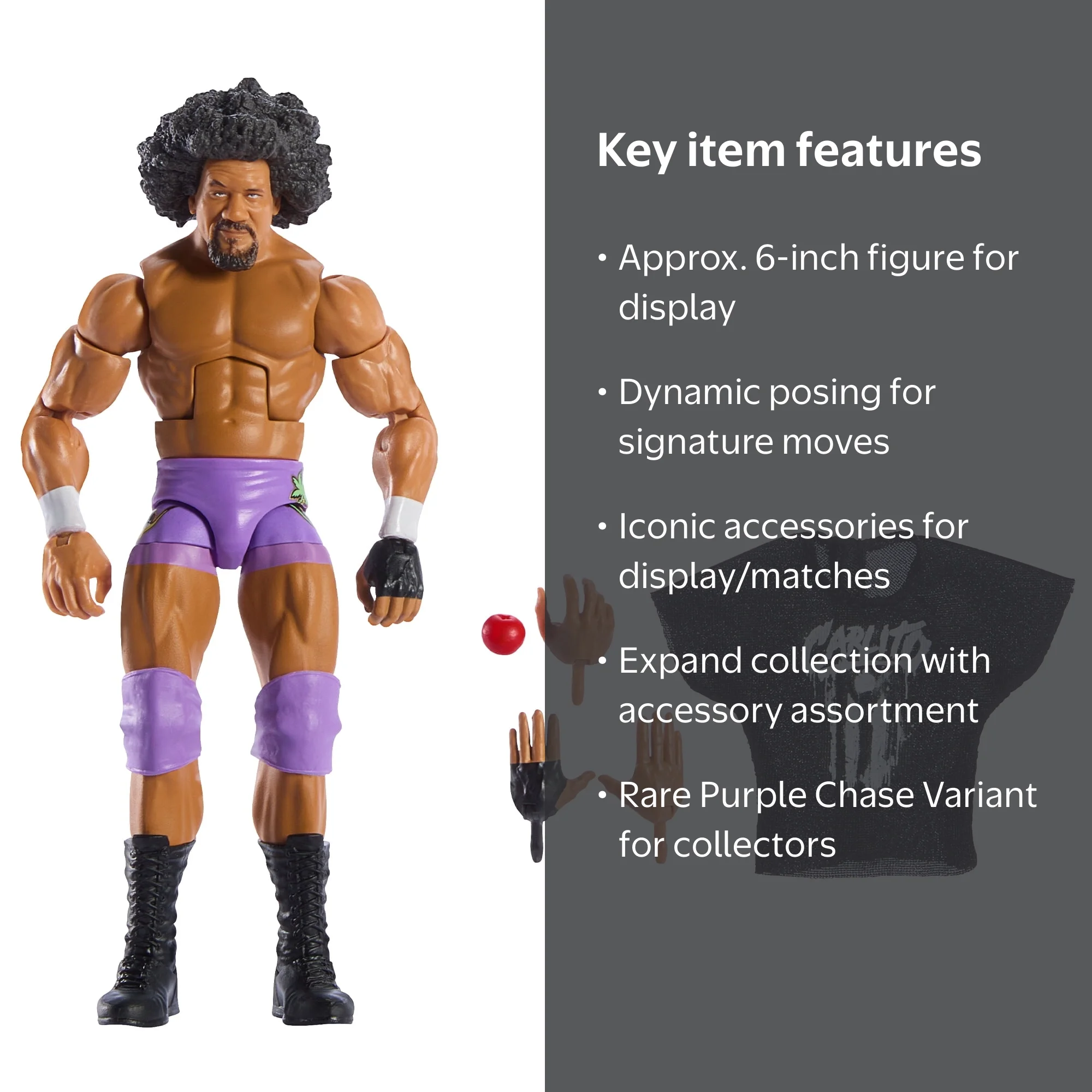 Chase Variant - Purple) Carlito - WWE Elite 113 Mattel WWE Toy