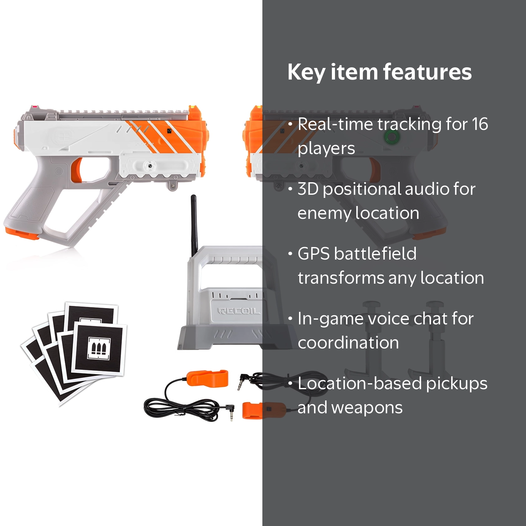BURIAL レッツ2用 Recoil Laser Combat Two Player Starter Set - Walmart.com