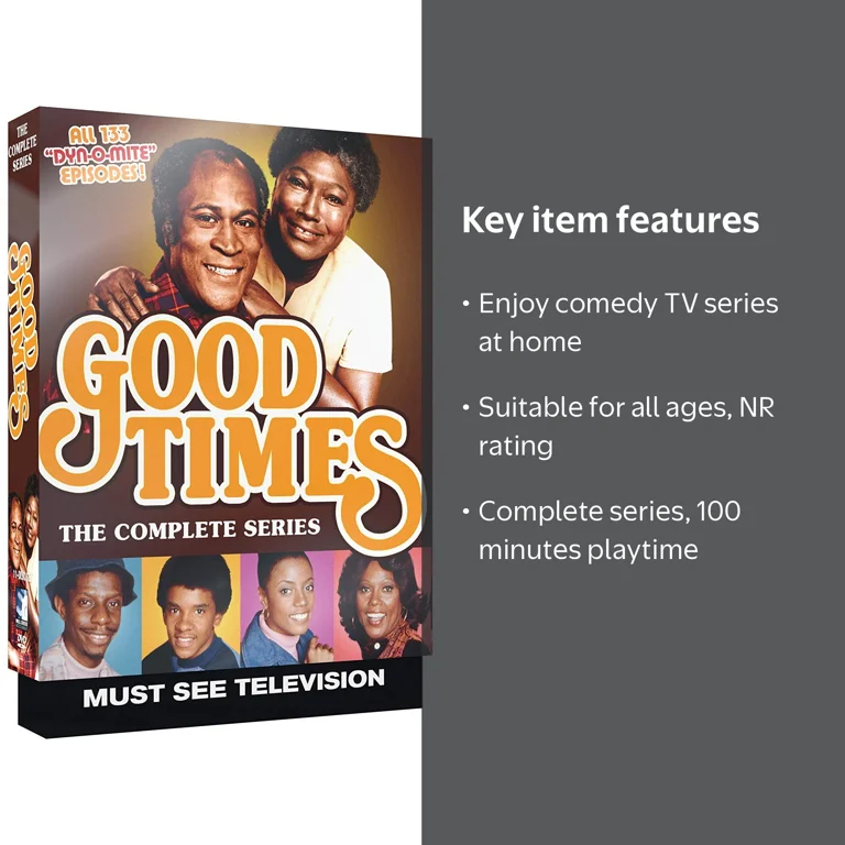 Mill Creek Ent, TV Series DVD Set, Good Times Complete Series