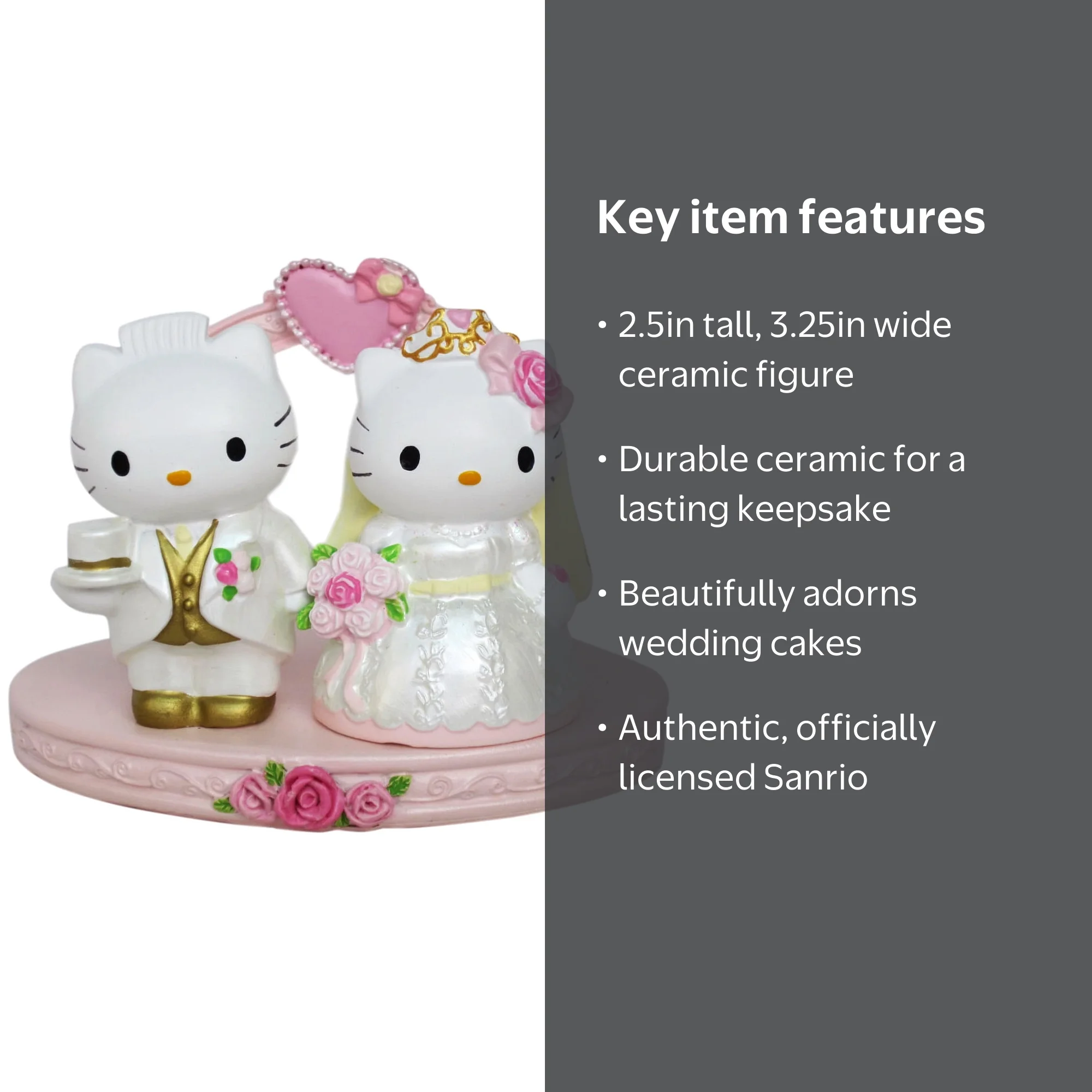 Sanrio's Hello Kitty and Dear Daniel Wedding Ceremony Ceramic