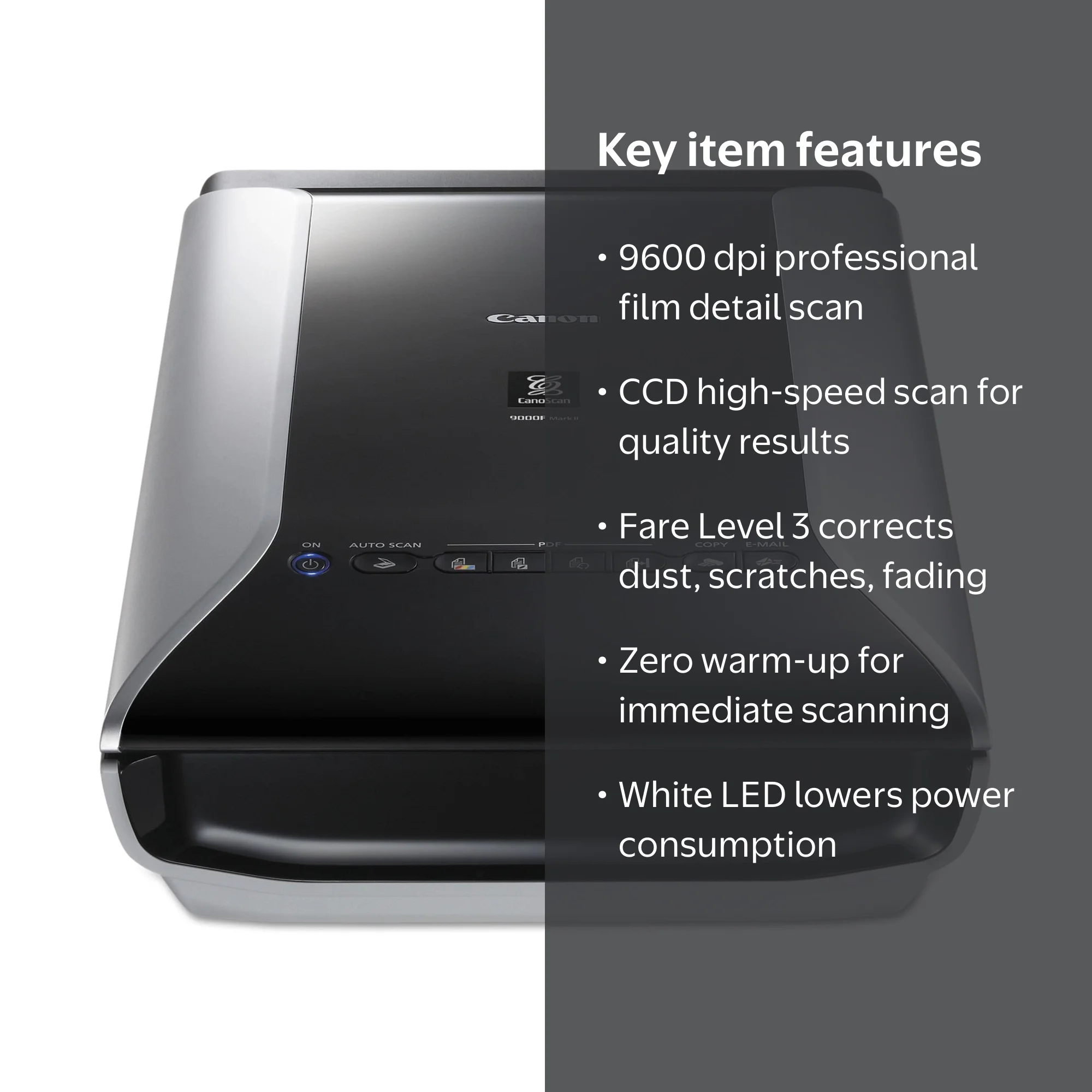 Free Shipping! Canon CanoScan 9000F MARK II Color Image Scanner