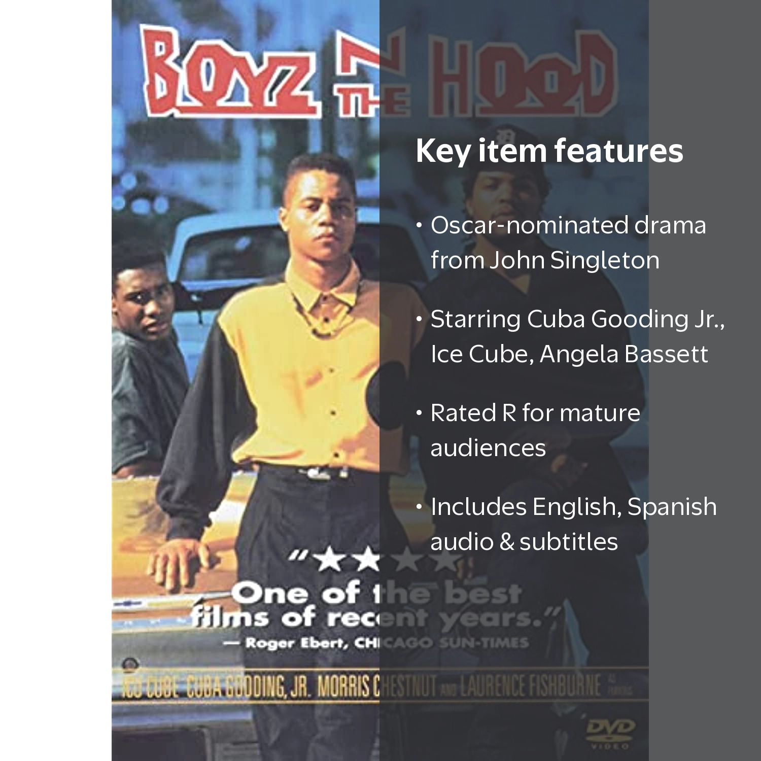 LIVE TU-BOYS　TU-noiz　DVD Sony Pictures Entertainment, Boyz 'N The Hood DVD, Drama, 1991