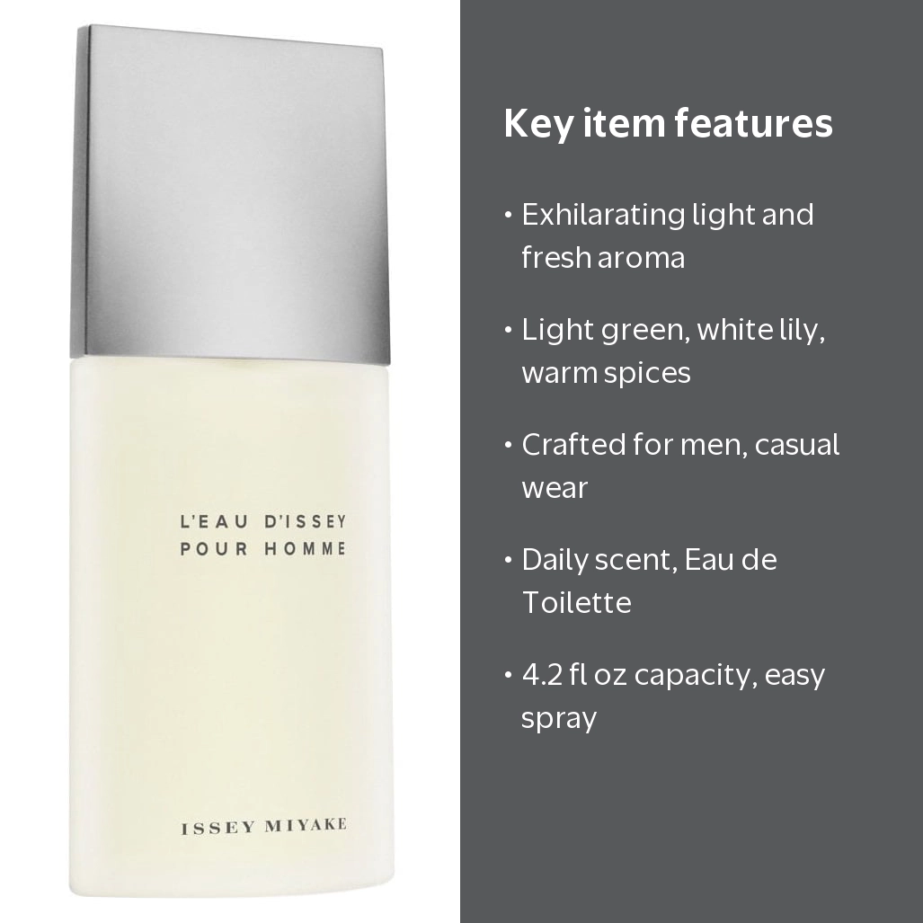 ISSEY MIYAKE PHOTOGRAPHS ■購入前商品説明必読‼️ Issey Miyake L'Eau d'Issey Eau de Toilette, 4.2 oz, Aquatic Woody