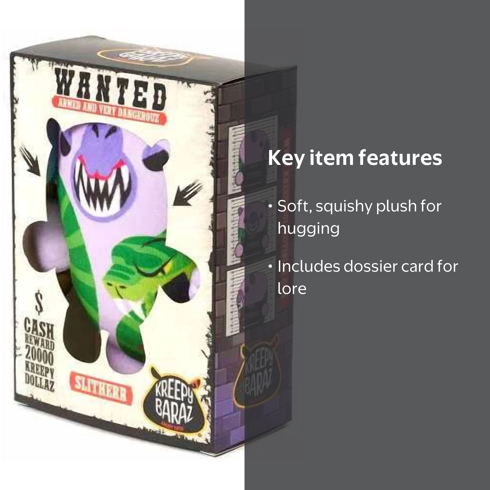 Kreepy Baraz Slitherr Plush - Walmart.com