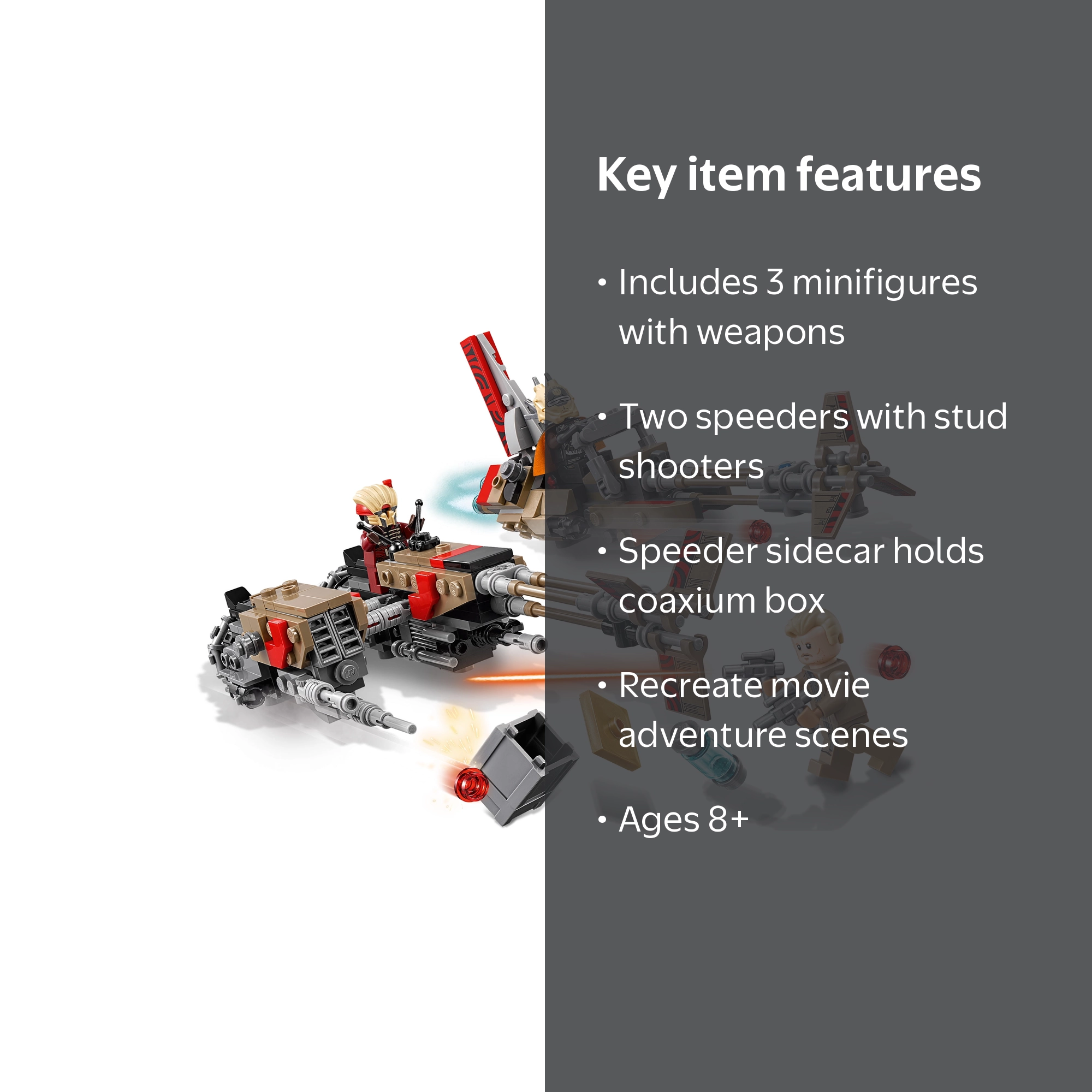LEGO, Star Wars TM Cloud-Rider Swoop Bikes, 75215 with 3