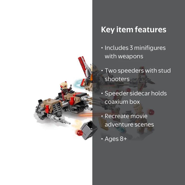 LEGO, Star Wars TM Cloud-Rider Swoop Bikes, 75215 with 3