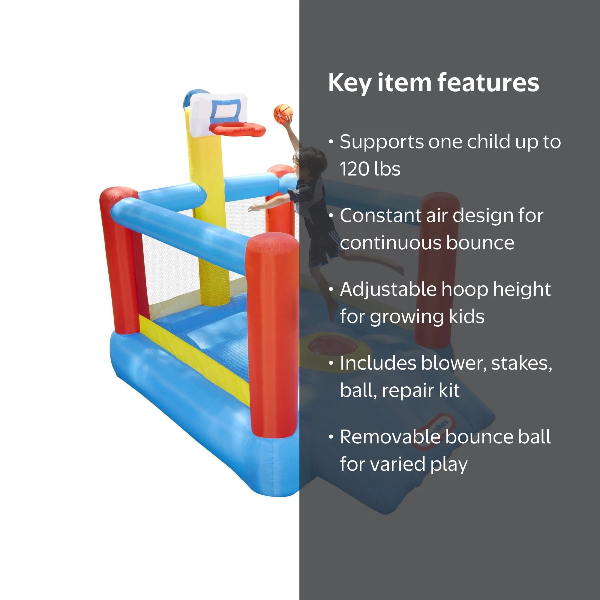 Little Tikes Super-Slam 'n Dunk inflatable water toy with