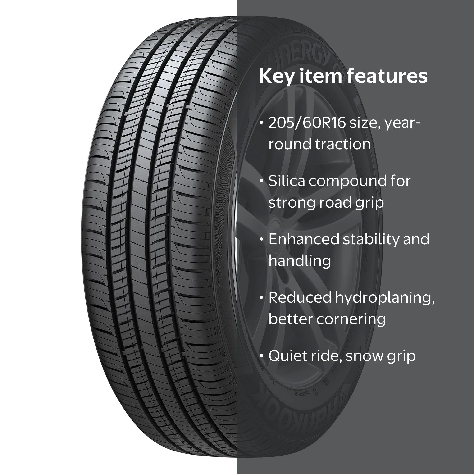 Hankook Kinergy GT H436 All-Season Passenger Tire 205/60R16 92H