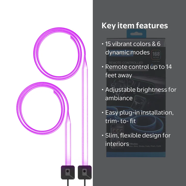 TYPE S Remote-Controlled Optic Trim Multicolor LED Ambient