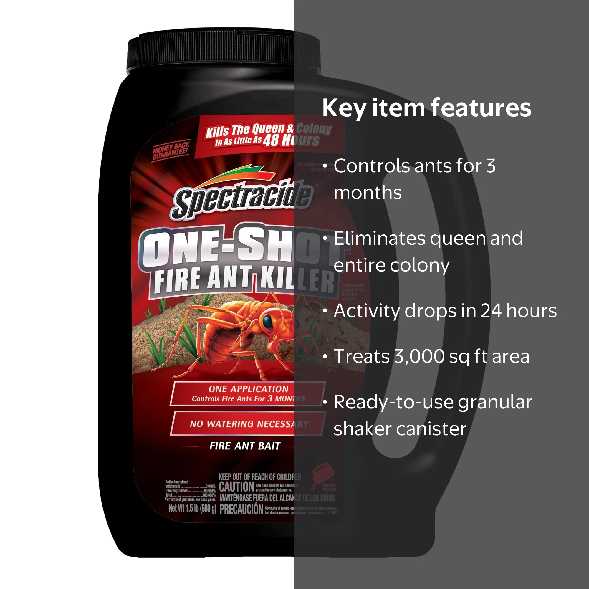 Spectracide, Fire Ant Killer, 1.5 Lb, Kills Queen & Colony