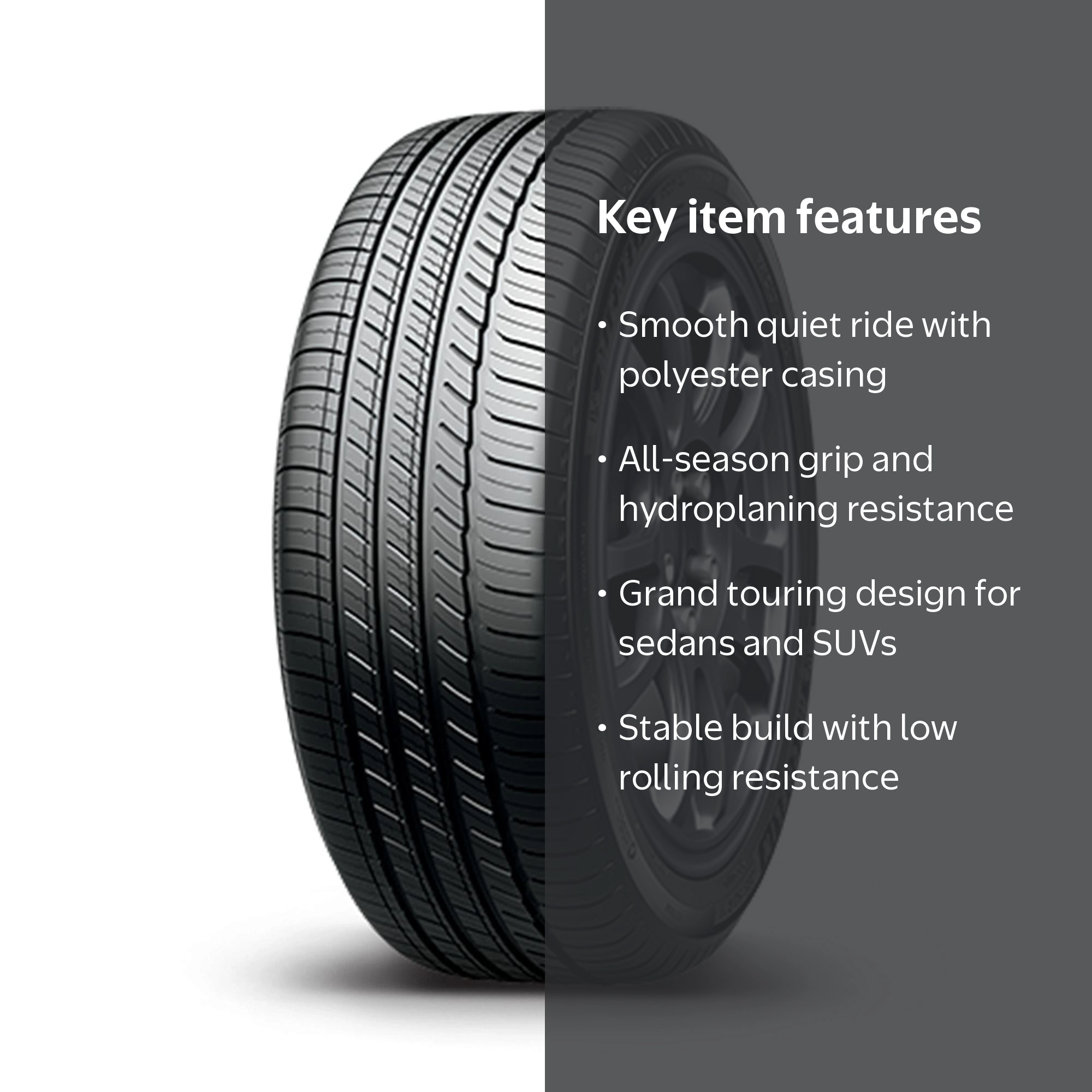 Michelin Primacy A/S 225/40R18 88V Fits: 2017-19 Chevrolet Cruze