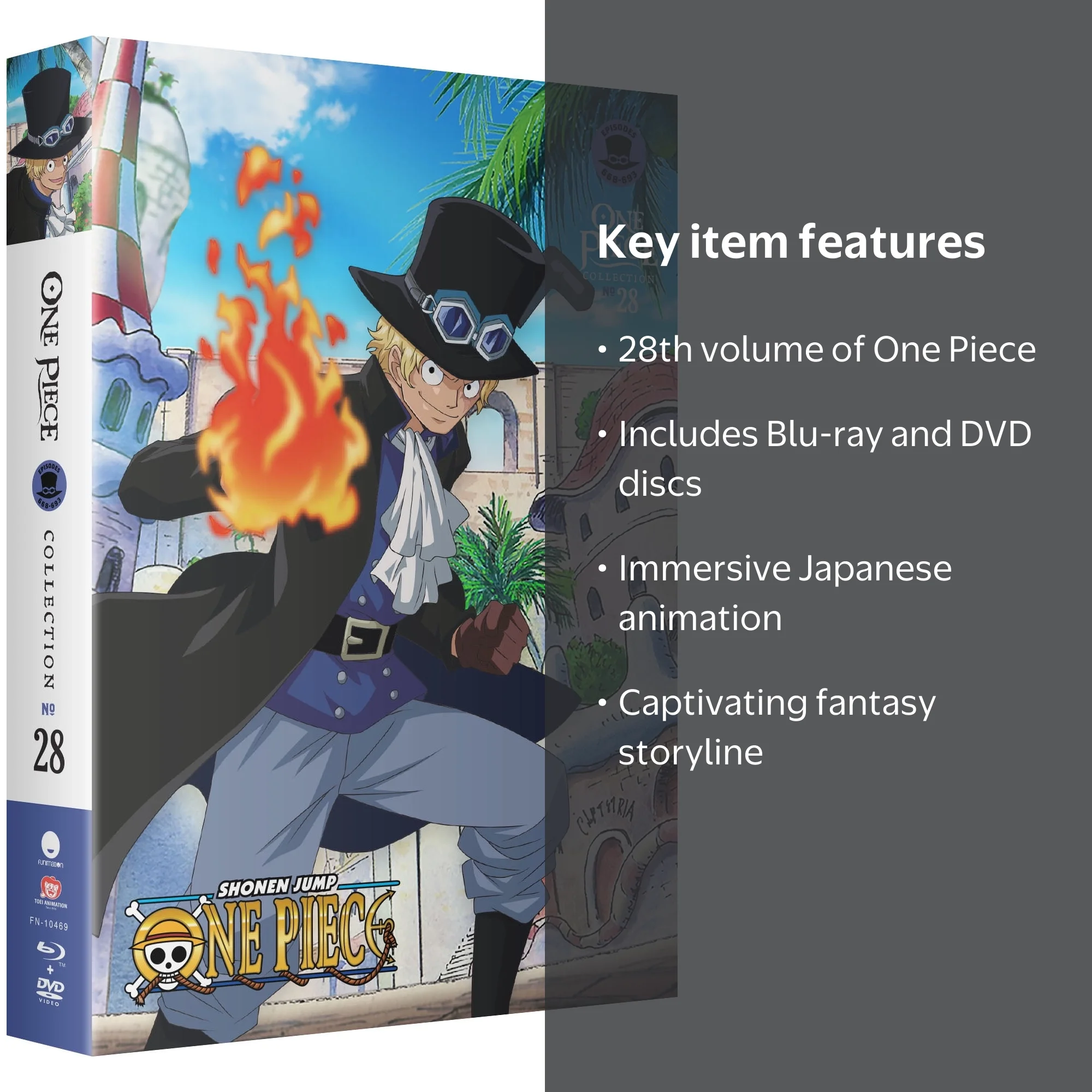 New One Piece: Collection 28 Blu-ray + DVD, Final Battle at