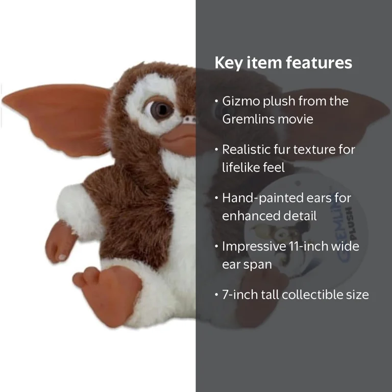 Gremlins Gizmo 8 inch Plush Doll - Walmart.com